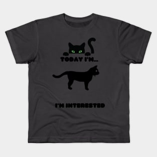 Today I feel interested Kids T-Shirt